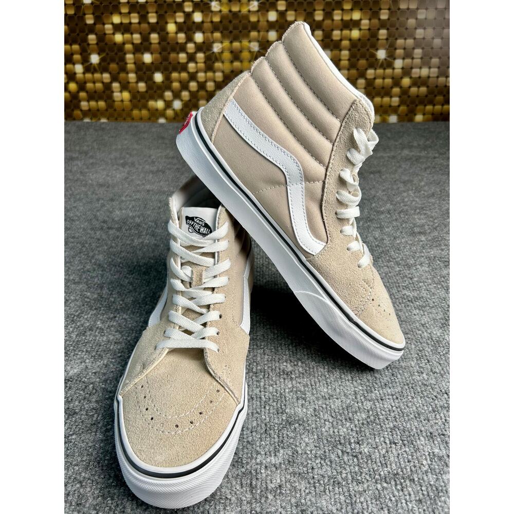 Van's Men's Cream and Tan Trainers